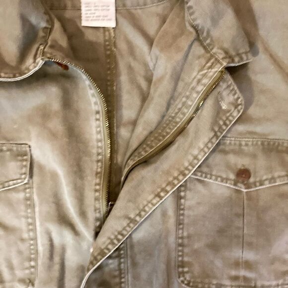 Vintage 80s PACIFIC CREST Safari Field Jacket Cargo Coat Faded - Picture 7 of 12